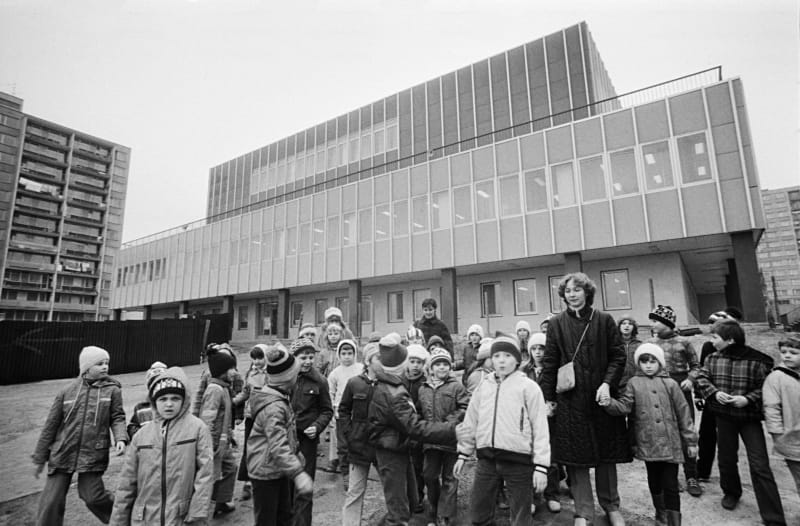 Dům pionýrů a mládeže. Snímek z roku 1983