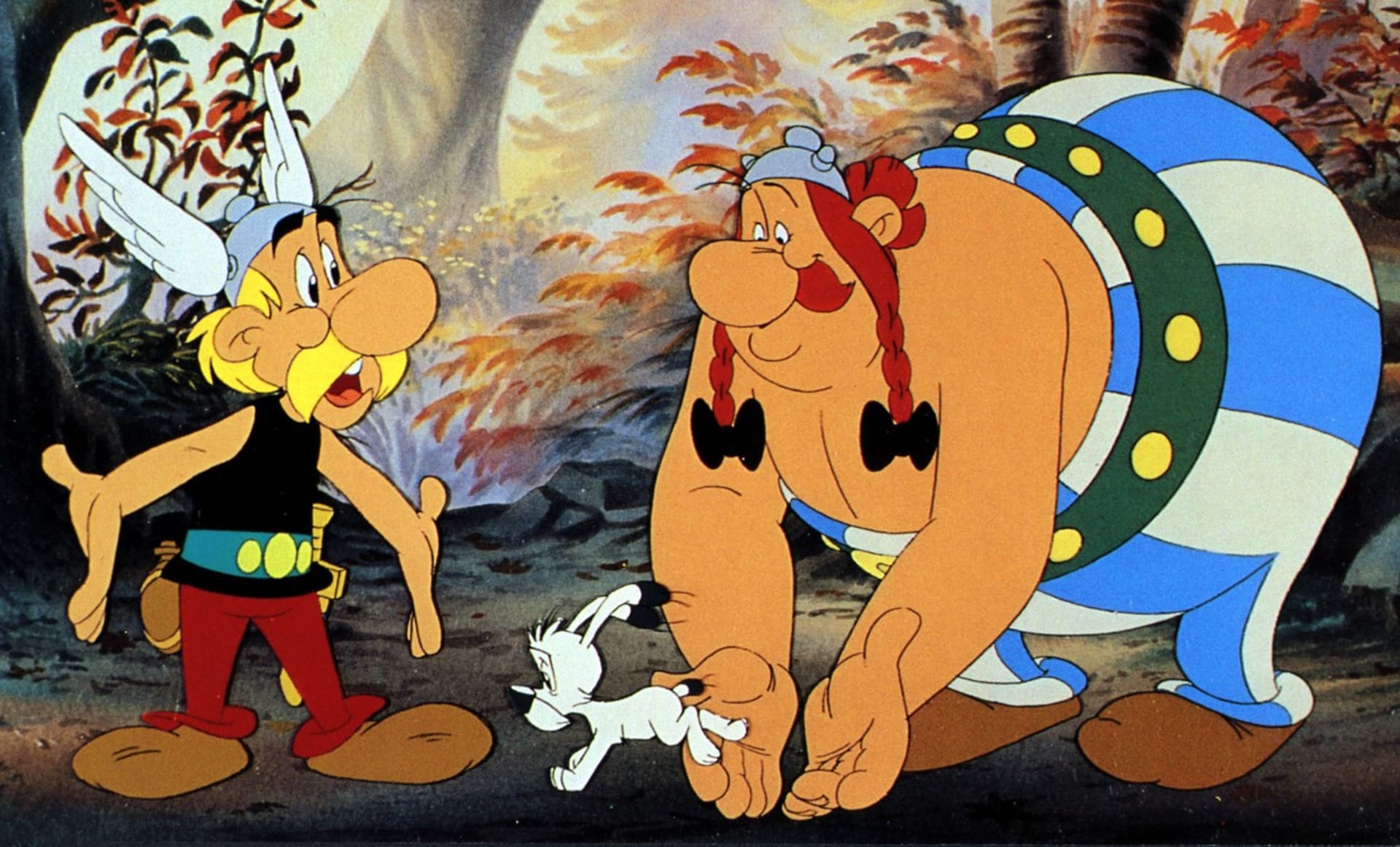 Na motivy „nevhodné“ komiksové předlohy vznikl i animovaný film Asterix v Americe (autor: Extrafilm L-R, snímek z archivu Rolanda Granta, 1986)