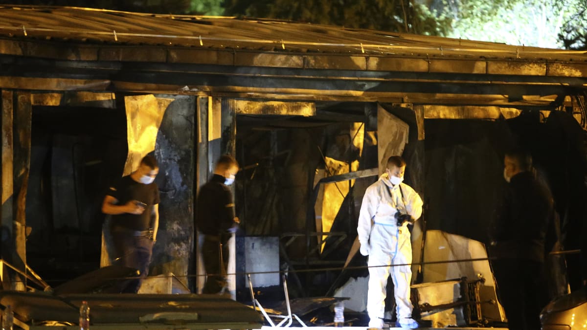 V noci na čtvrtek v Severní Makedonii hořela nemocnice. 