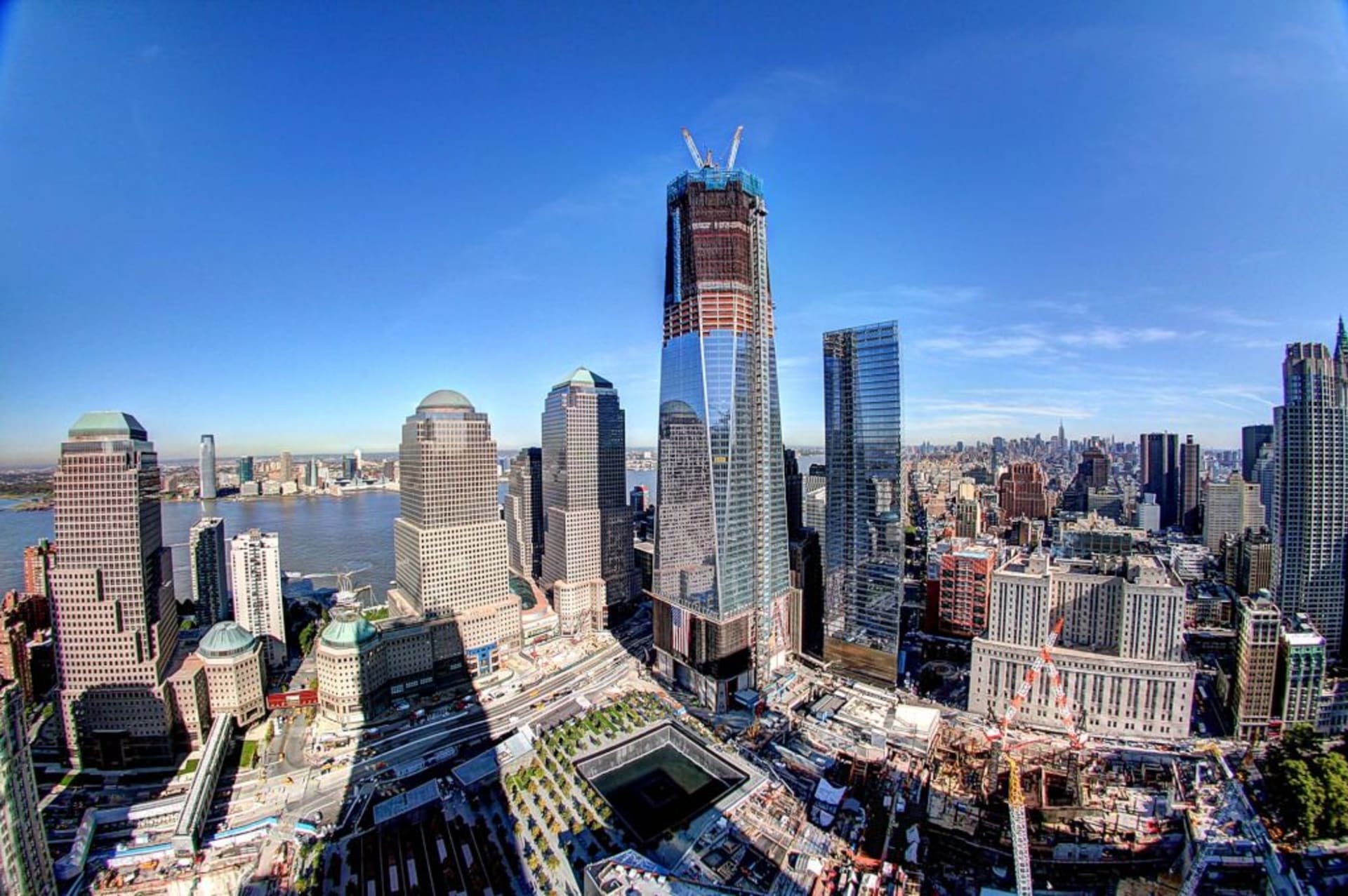 Výstavba nové dominanty dolního Manhattanu - One World Trade Center