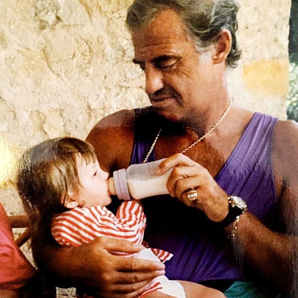 Jean-Paul Belmondo se svou vnoučkou Annabelle