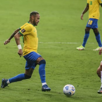 Neymar v zápase Brazílie – Peru 