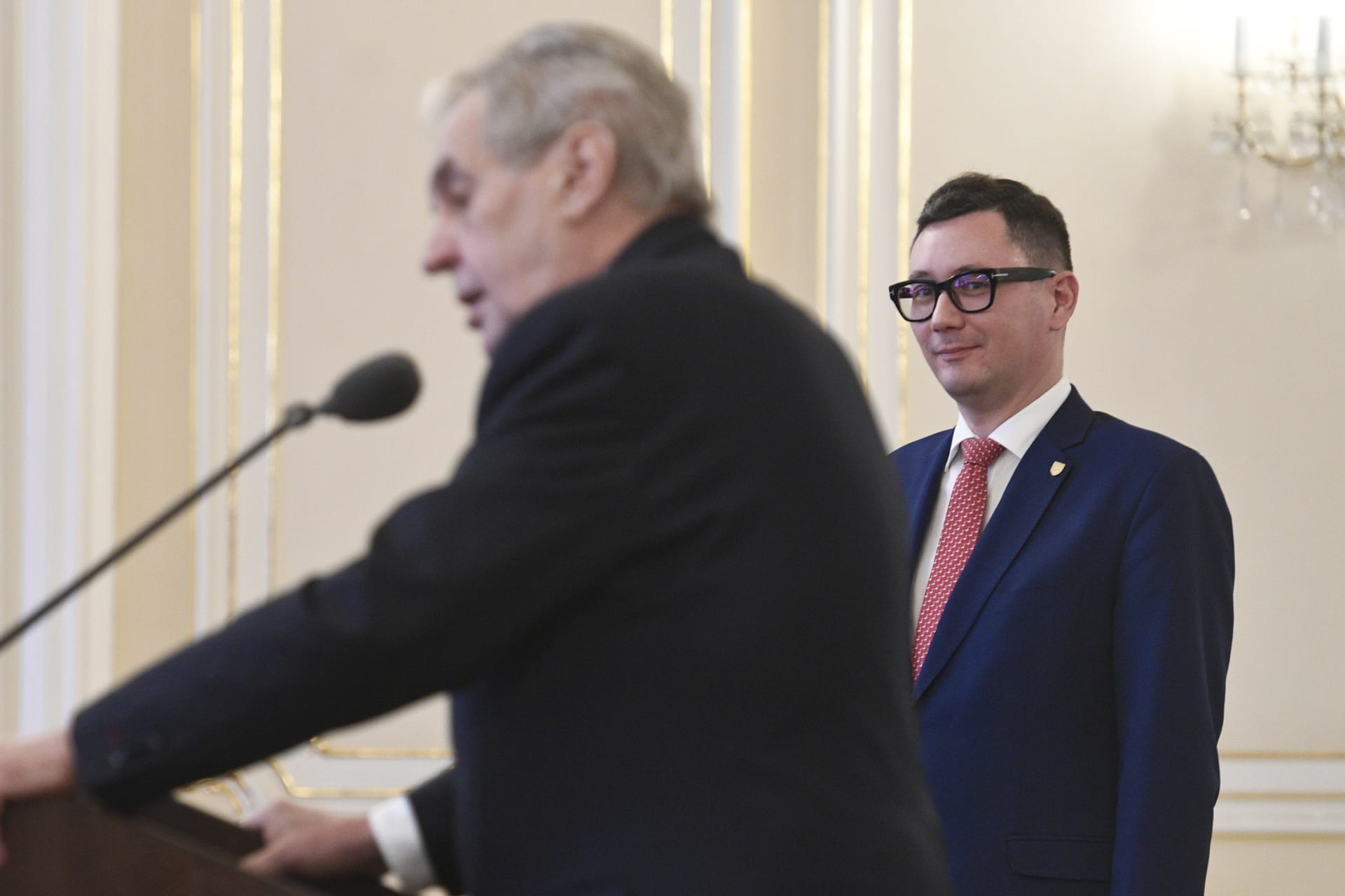 Mluvčí prezidenta Jiří Ovčáček