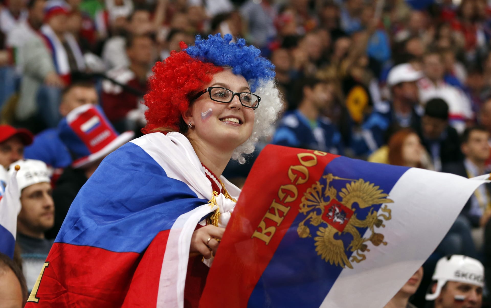 Ruští fanoušci vyhlížejí hokejové mistrovství světa 2023, které se bude hrát v Petrohradu.