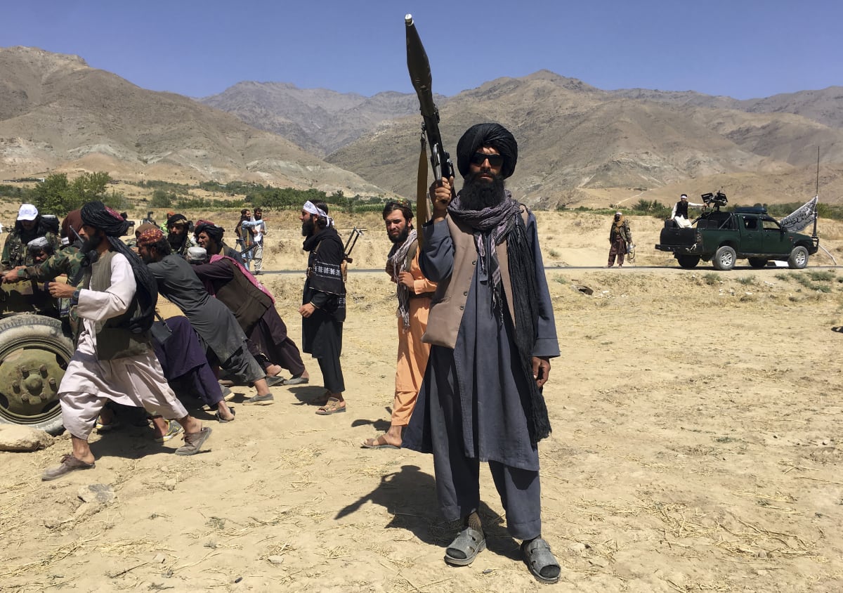 Bojovníci Tálibánu v Pandžšíru
