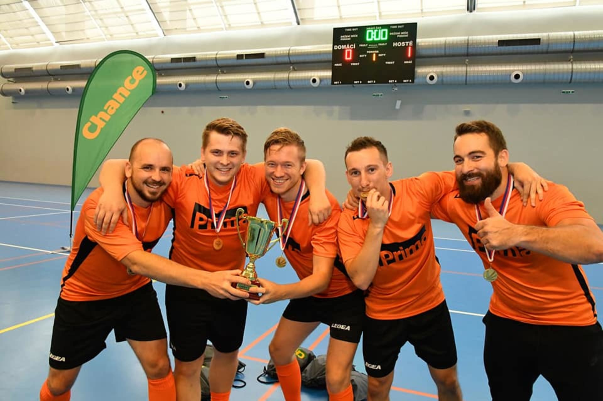 Tým Primy vyhrál prestižní novinářský turnaj ve futsale (zdroj: CHANCE FUTSAL PRESS CUP)