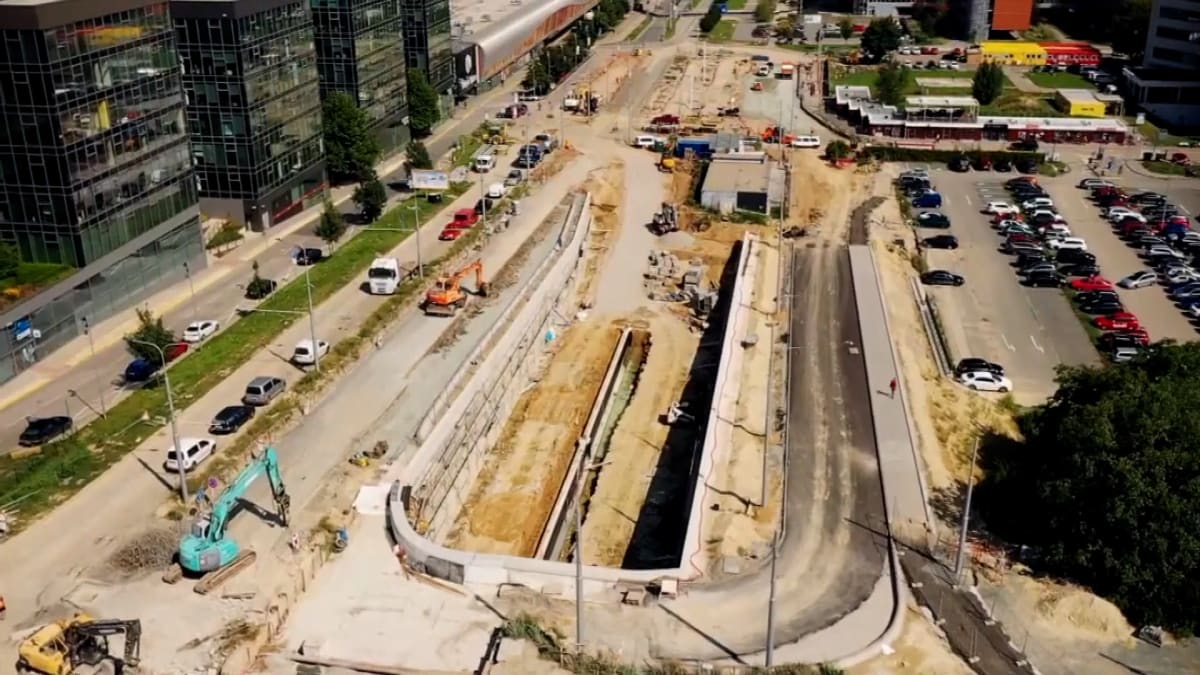 Již příští rok se v Brně otevře tramvajový tunel.