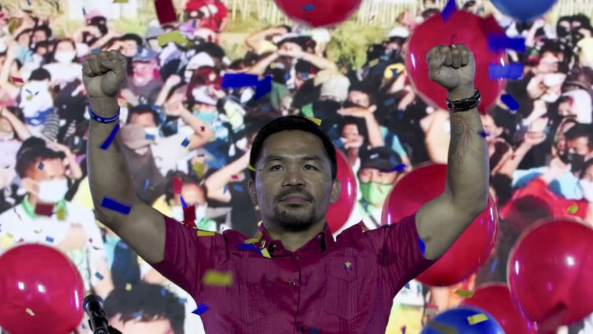 Manny Pacquiao se přesunul z ringu do politiky. Po postu senátora chce i ten prezidentský