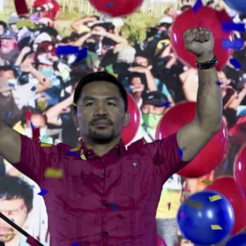 Manny Pacquiao se přesunul z ringu do politiky. Po postu senátora chce i ten prezidentský
