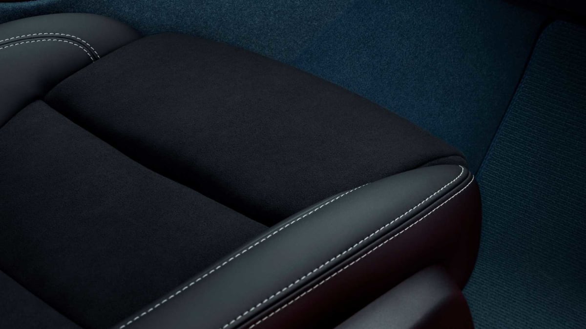 Volvo C40 Recharge má nové potahy sedadel z látky Nordico.