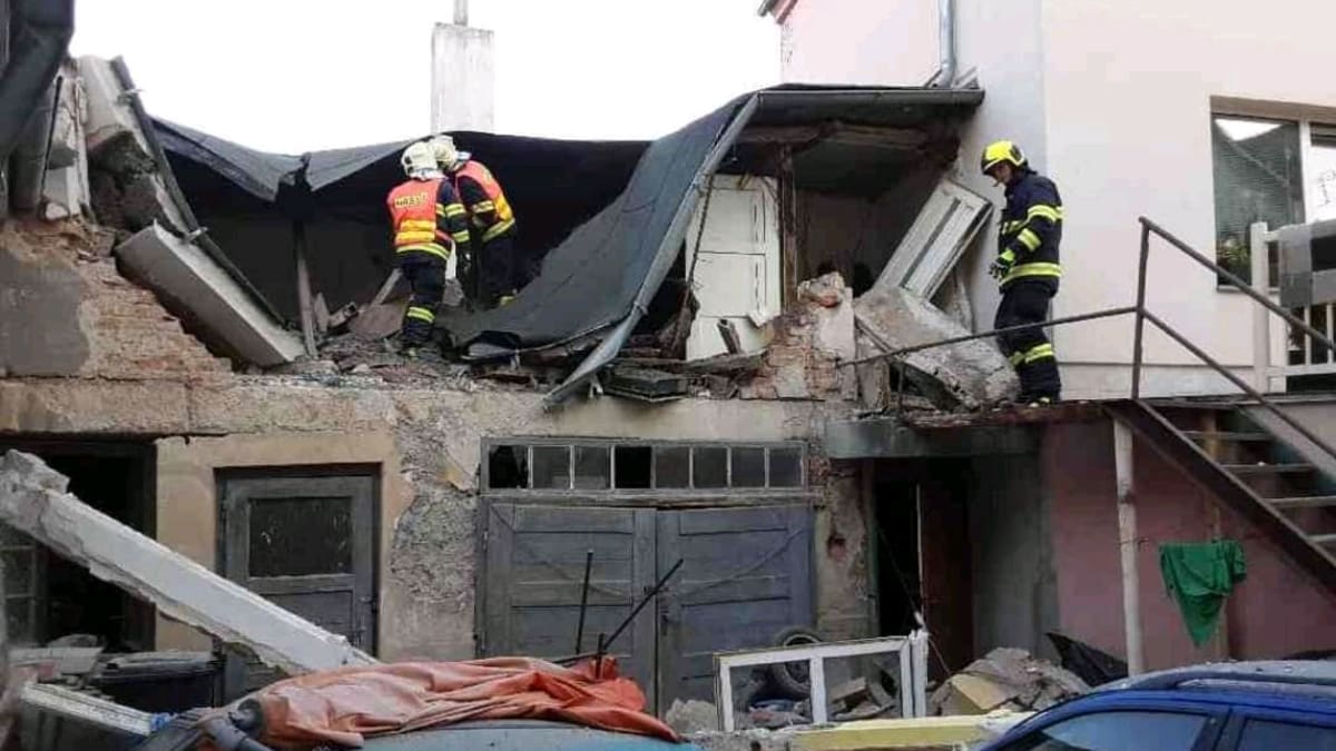 V domě v Litovli u Olomouce došlo k výbuchu plynu.