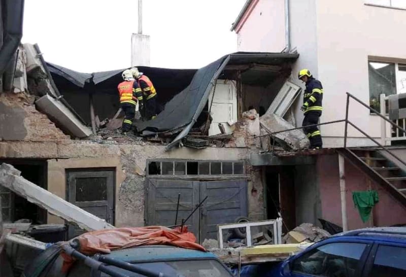 V domě v Litovli u Olomouce došlo k výbuchu plynu.
