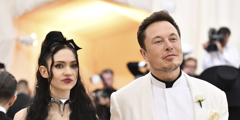 Elon Musk se zpěvačkou Grimes dříve tvořili pár.