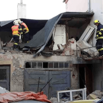 Výbuch domu v Litovli
