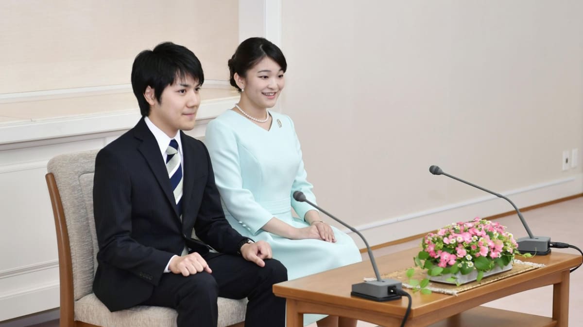 Princezna Mako a její snoubenec Kei Komuro