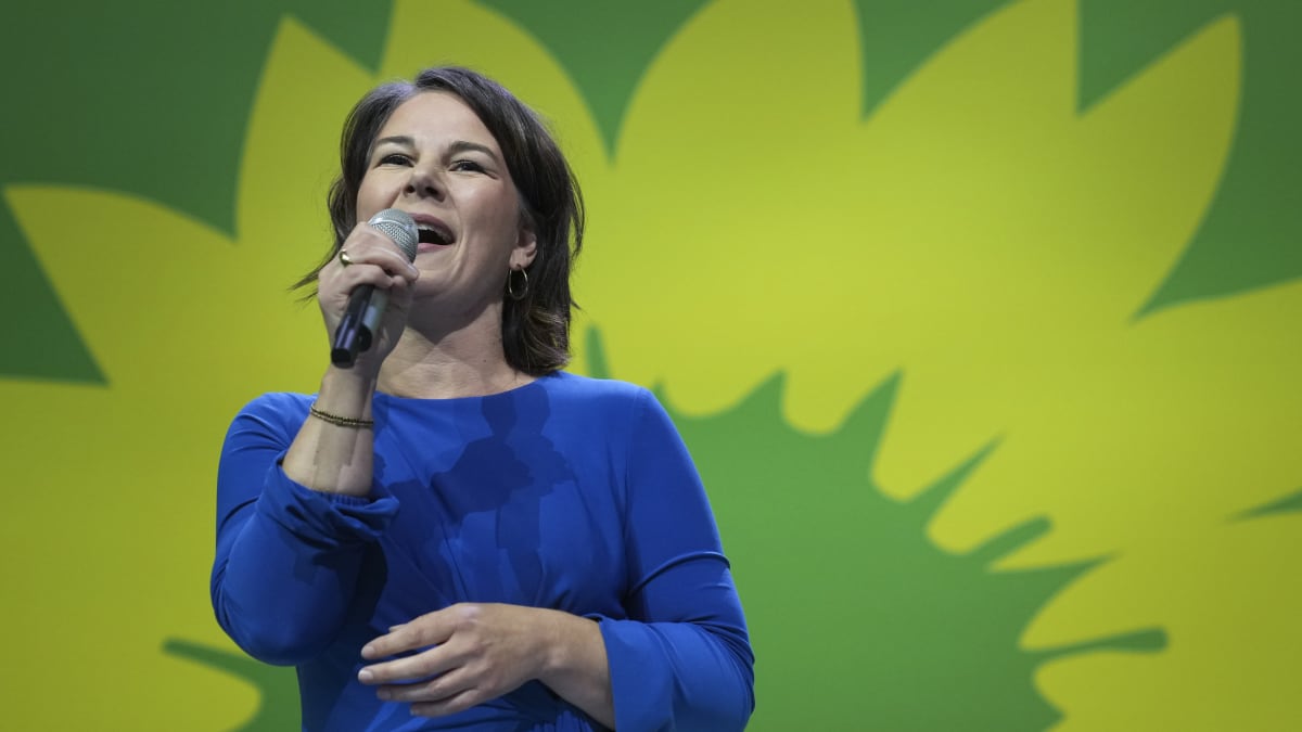 Kandidátka na kancléřku za Zelené Annalena Baerbockvá