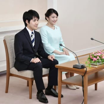 Princezna Mako a její snoubenec Kei Komuro