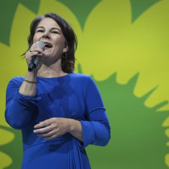 Kandidátka na kancléřku za Zelené Annalena Baerbockvá