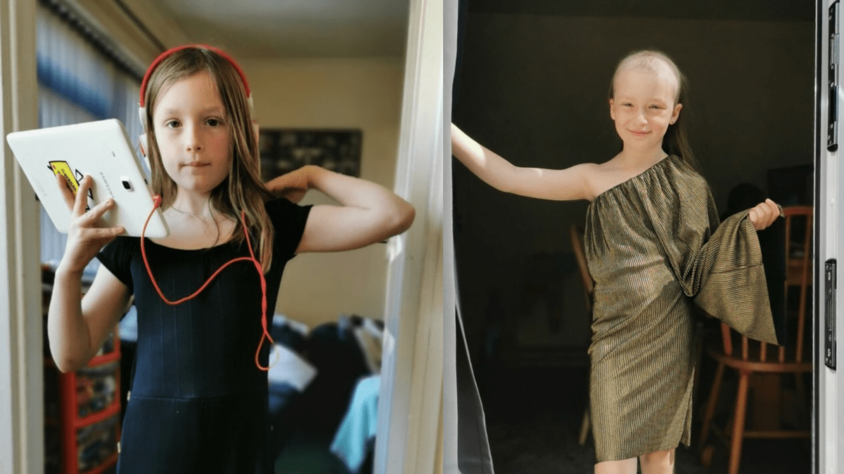 U osmileté Amélie Mansieové se projevila nemoc trichotillománie. Při ní si člověk ze stresu trhá vlasy. Dívenka je téměř plešatá.