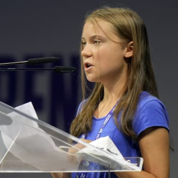 Aktivistka Greta Thunbergová kritizovala představitele světových velmocí.