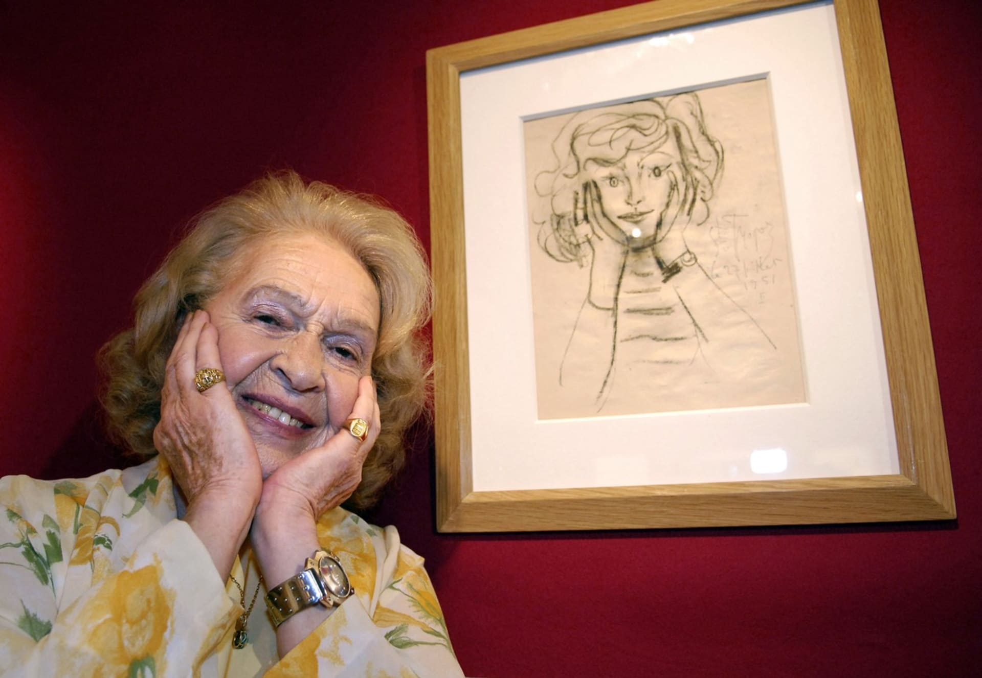 Genevieve Laporteová na jednom z Picassových skiců. Kresby vznikly během jejich dvouletého románku.