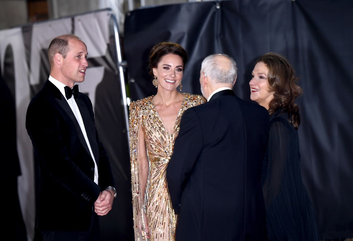 Vévodkyně Kate Middletonová po boku manžela prince Williama.