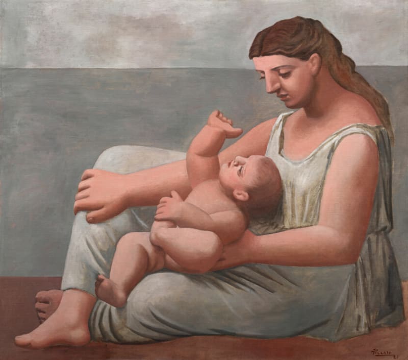 Malba Matka a dítě. (zdroj: Art Institute Chicago)