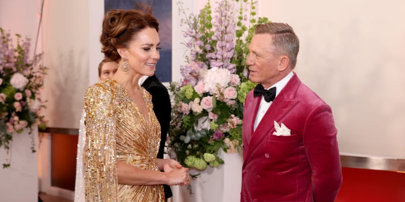 Z vévodkyně Kate byl unesený i sám představitel agenta 007 Daniel Craig.