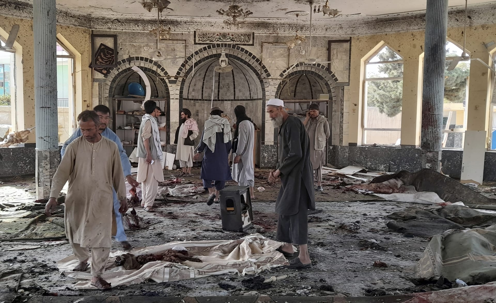 Exploze v mešitě ve městě Kunduz