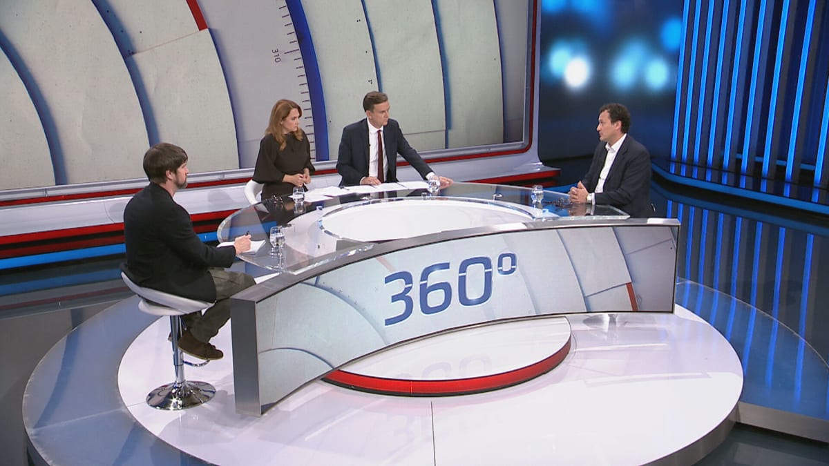 Petr Kolář a Dalibor Balšínek ve vysílání 360°.