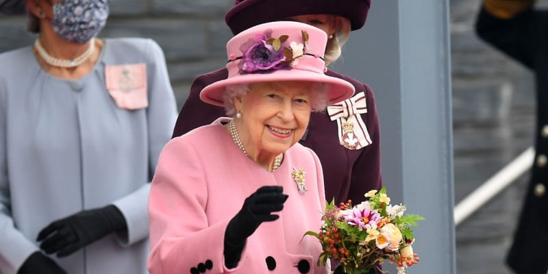 Britská královna Alžběta II. na návštěvě Walesu