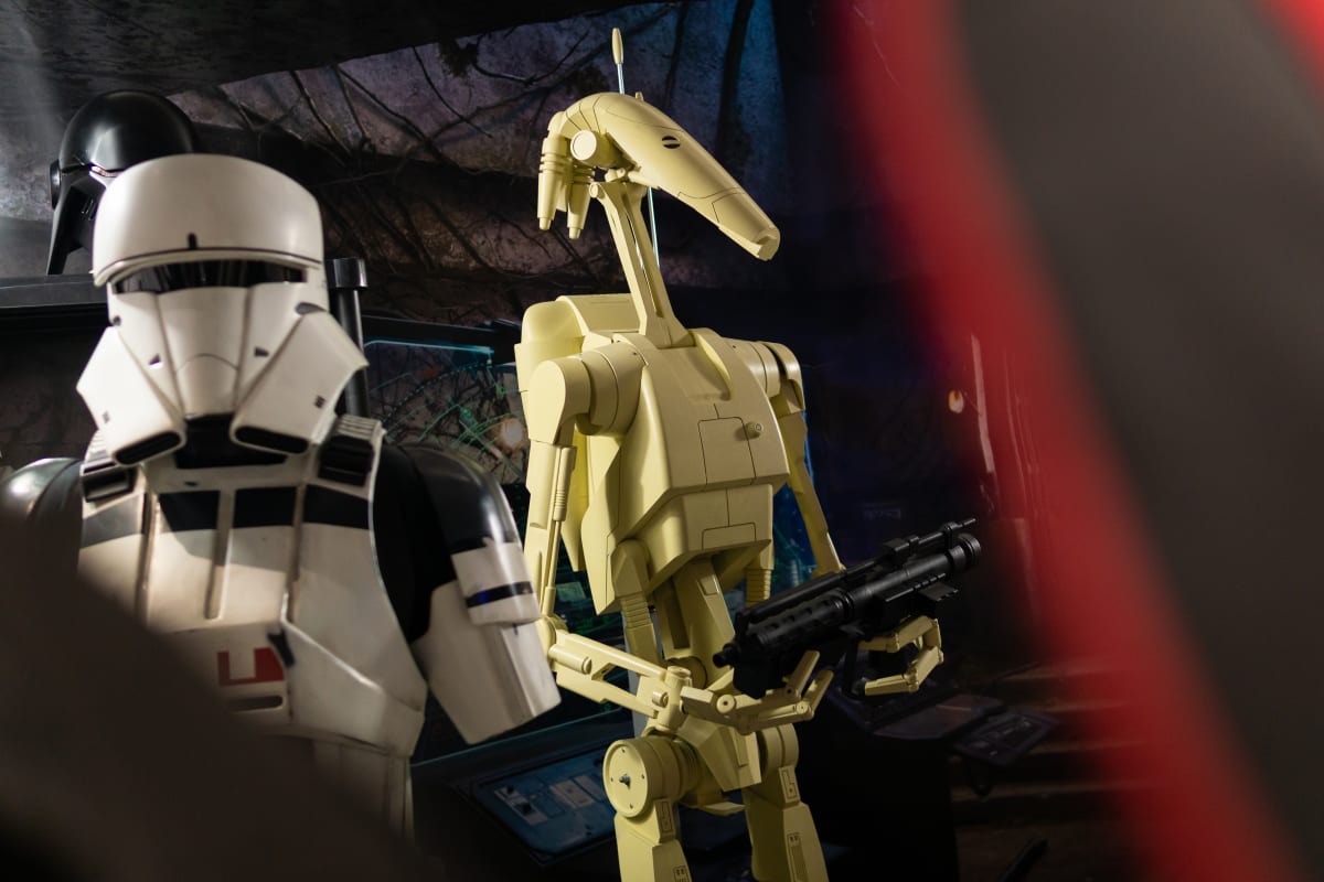 Model droida ze Star Wars se podle majitelů tiskl přes 700 hodin.