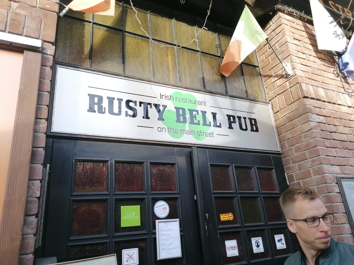 Irská pivnice Rusty Bell Pub na bývalé Leninově třídě v Ostravě.