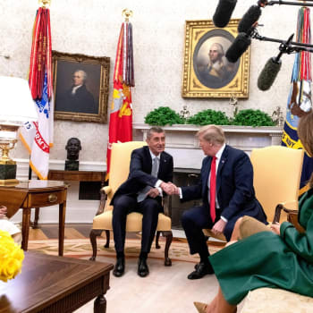 Andrej Babiš navštívil v roce 2019 Donalda Trumpa v Bílém domě.