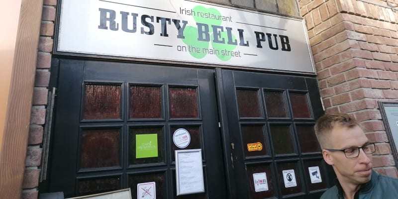 Irská pivnice Rusty Bell Pub na bývalé Leninově třídě v Ostravě.