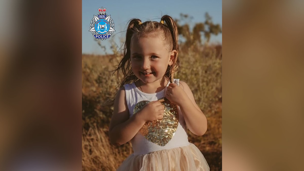 Čtyřletá Cleo Smithová se pohřešuje už týden (Western Australia Police Force)