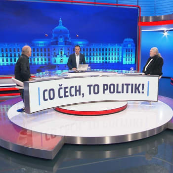 Michael Kocáb (vlevo) a František Ringo Čech (vpravo) byli hosty pořadu Co Čech, to politik! na CNN Prima NEWS.