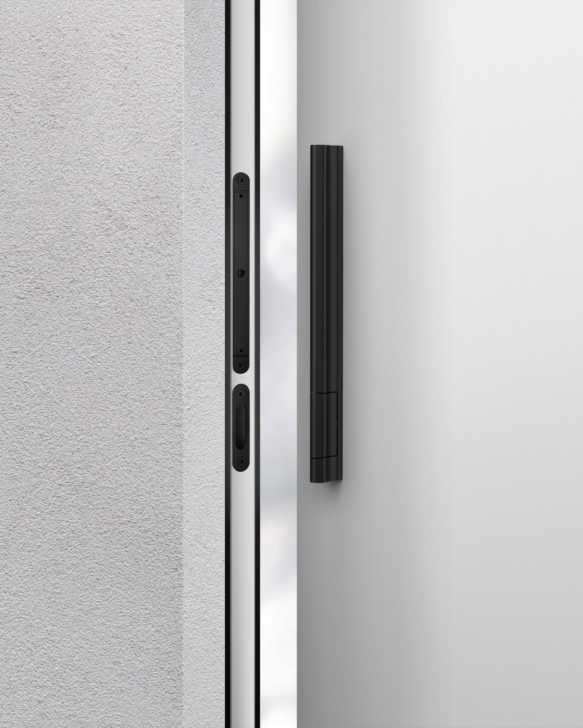 Ovládání dveří bez kliky, zámku i jakékoli elektroniky umožňuje důvtipné řešení systému M&T magnetic, který funguje na principu velmi silných magnetů zabudovaných ve dveřní zárubni a jejich protikusem ve dveřním křídle.
