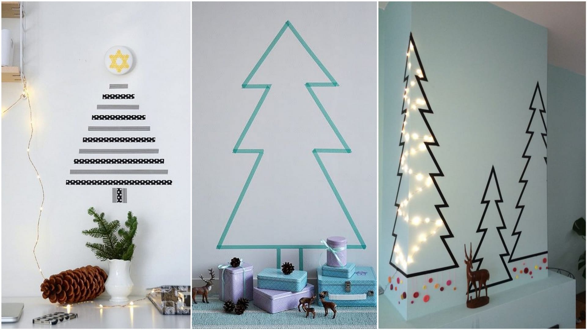 9 nápadů na netradiční vánoční stromečky 3