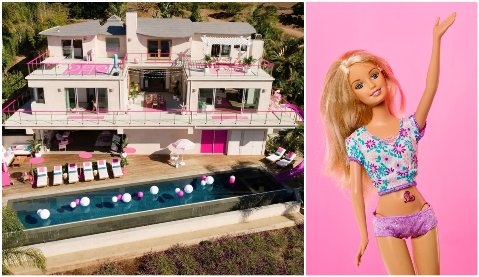 Opravdový Barbie dům v Malibu