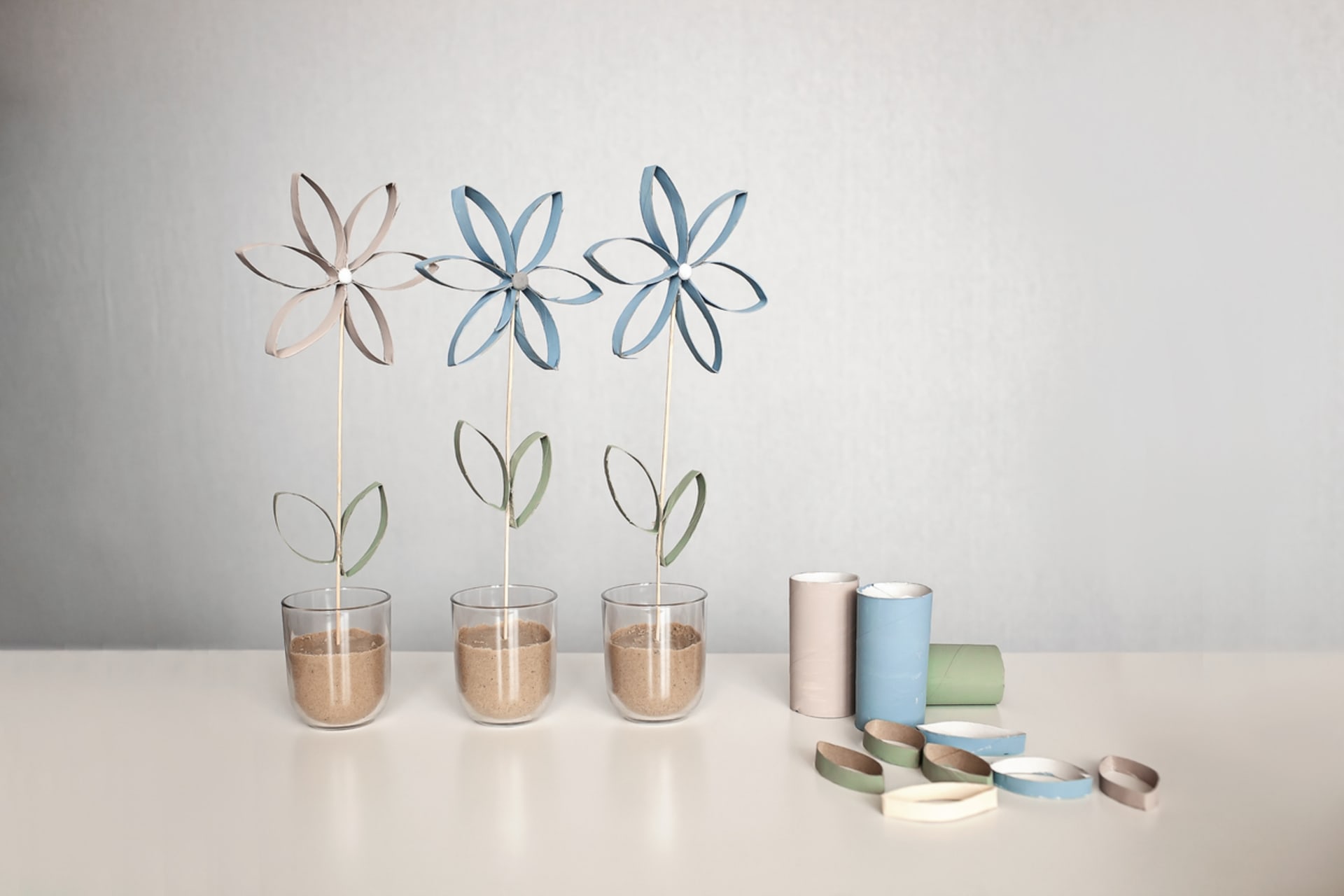 Papírové trubičky využijte na kouzelné jarní dekorace 4