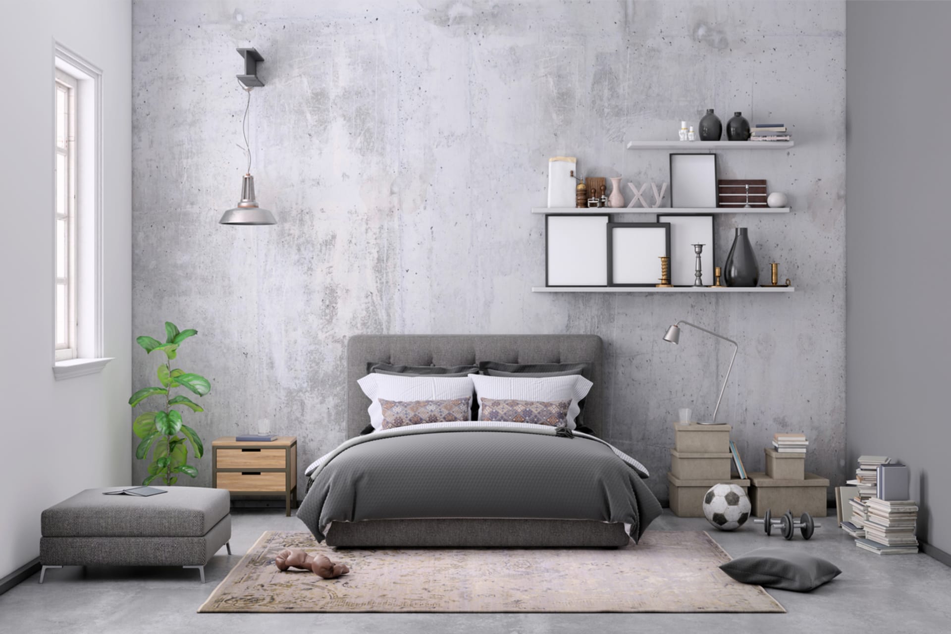 Neutralita a minimalismus jsou to pravé pro lidi, kteří milují šedivou barvu.