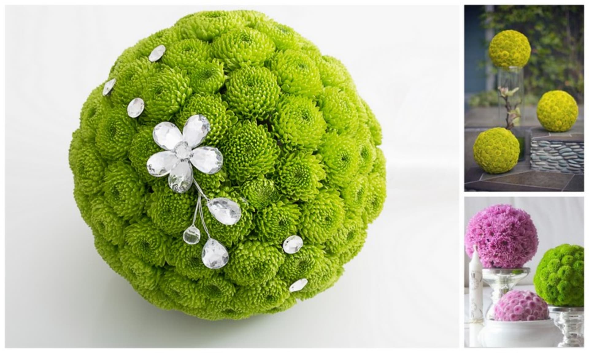 Vytvořte si květinovou dekoraci ve tvaru koule 8