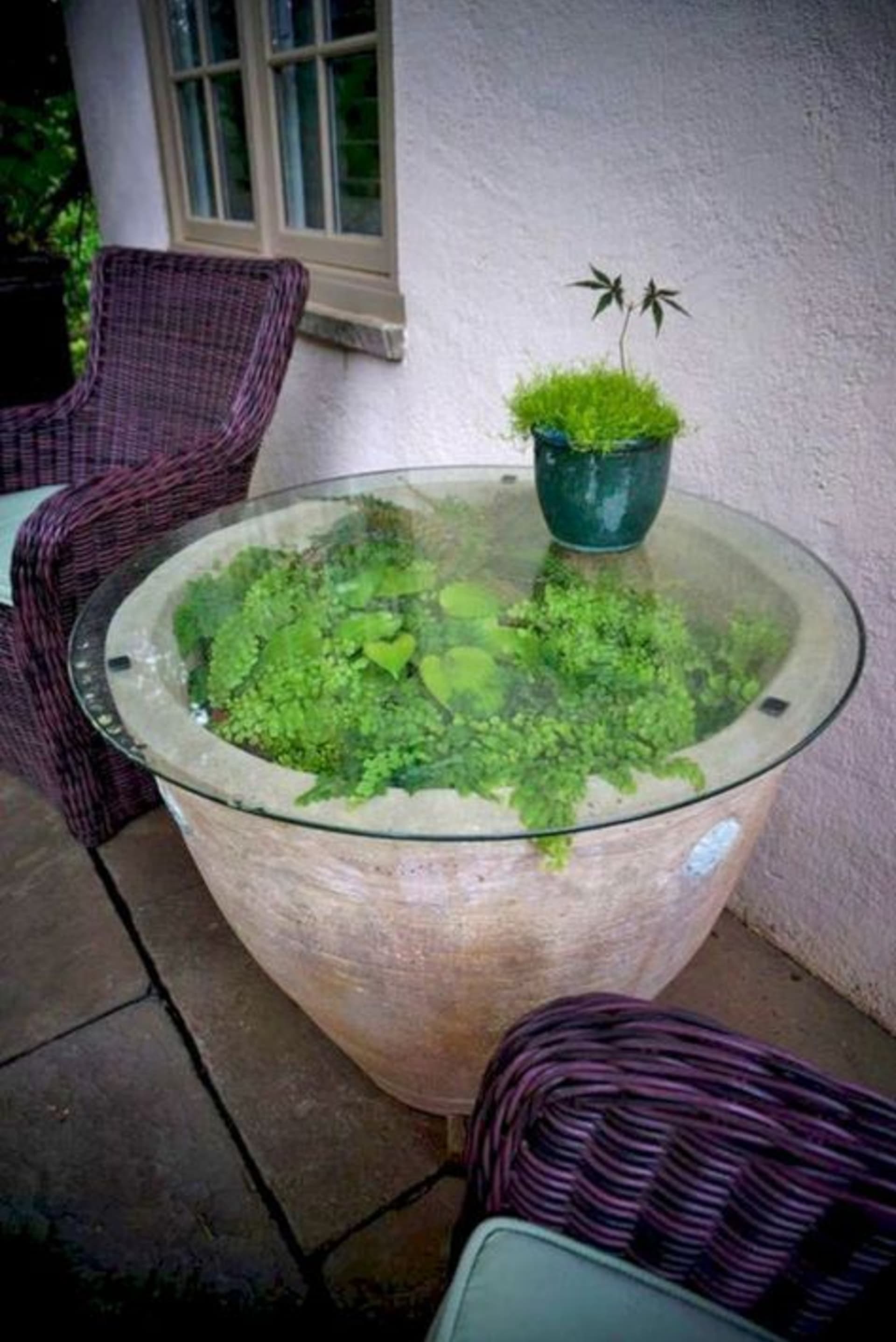 Zelený stolek 1