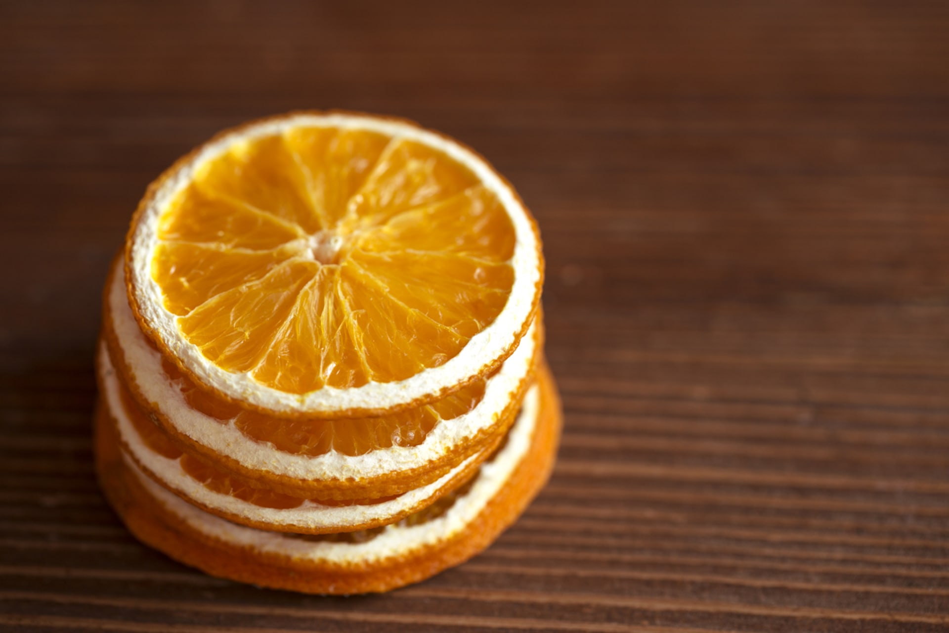 Sušený pomeranč je perfektní dekorací