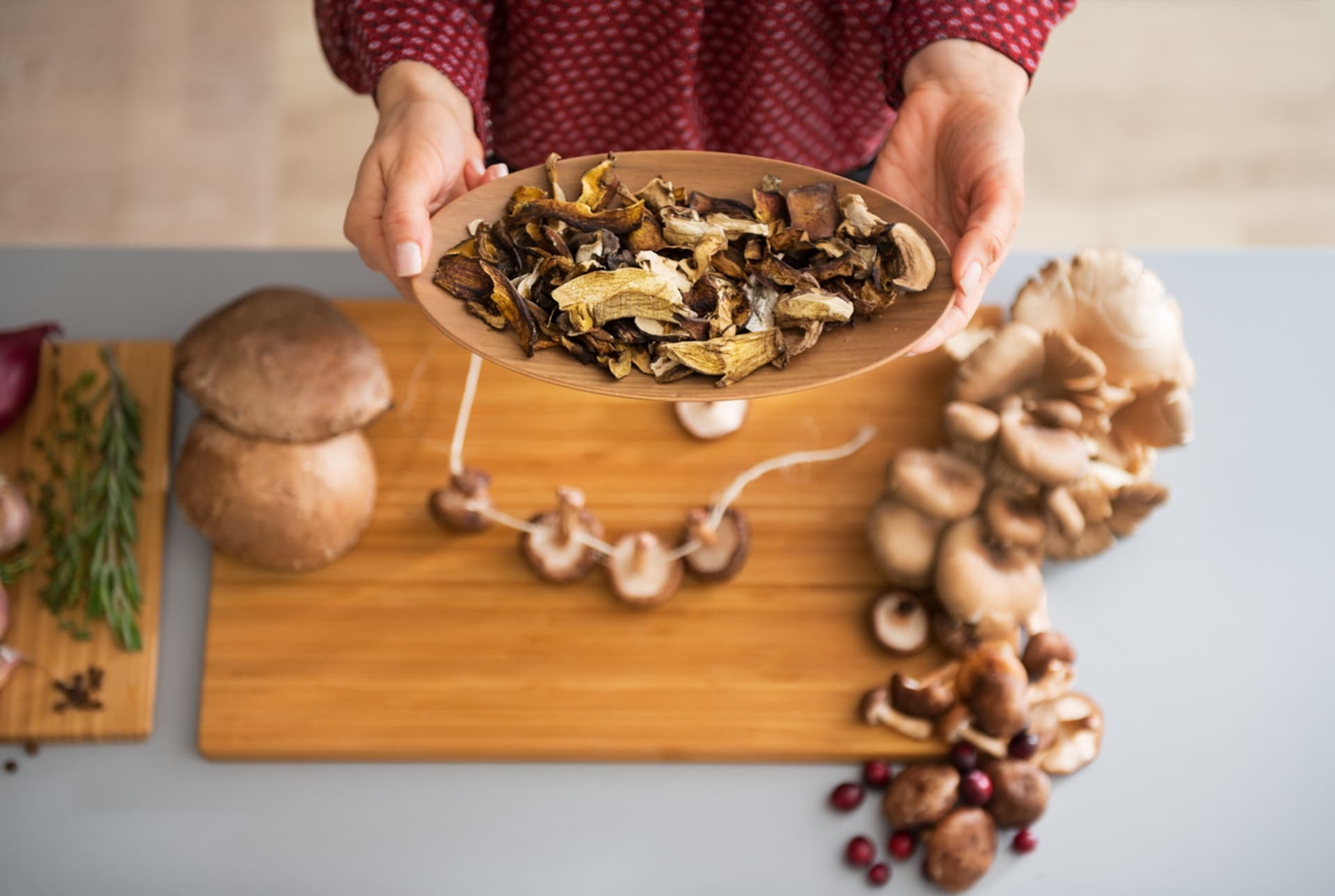 Sušené houby patří k pokladům každé domácnosti.