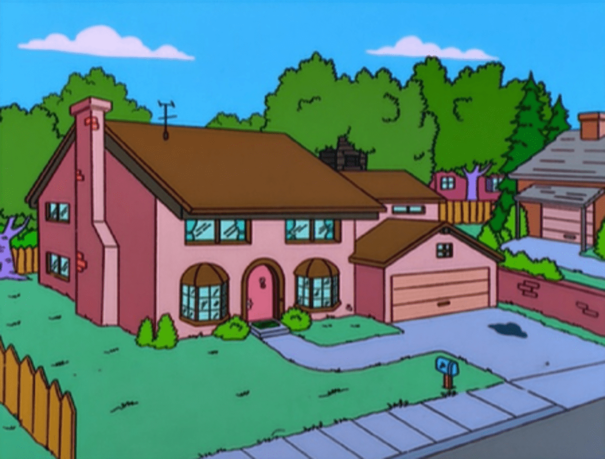 Půdorys domu Simpsonových - Obrázek 1