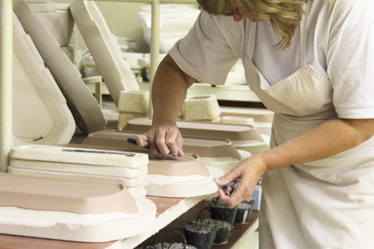 Výroba růžového porcelánu 1