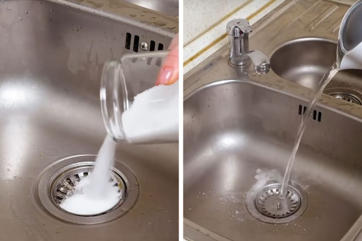 Как прочистить канализацию содой