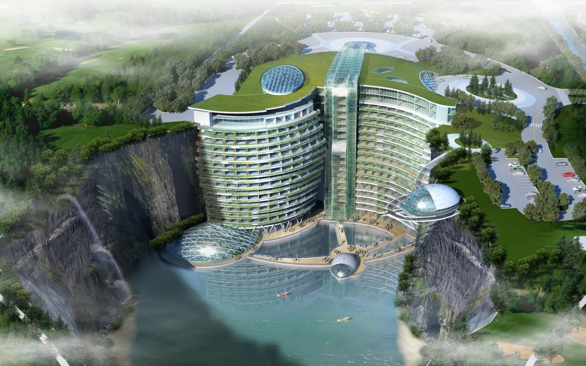 Futuristický hotel  - Obrázek 1